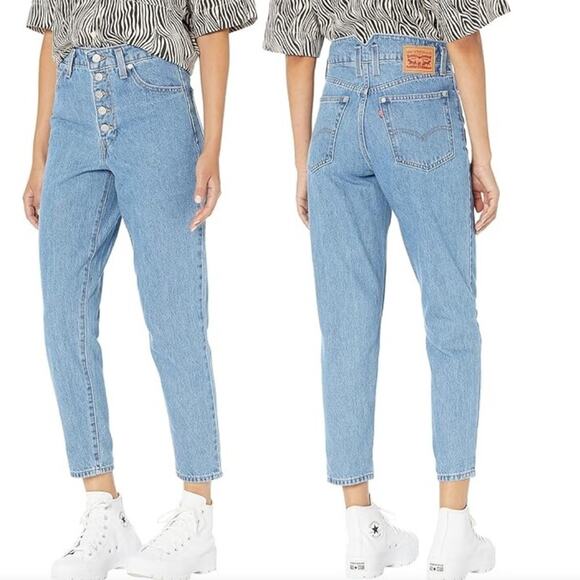 Levi's Denim - NEW Levi’s Jeans High Waisted Notched Mom High Rise Tapered Leg Womens 32/27L